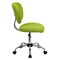 Emma and Oliver Mid-Back Mesh Padded Swivel Task Office Chair with Chrome Base